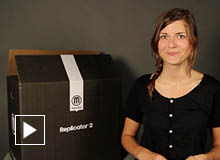 MakerBot Replicator 2 rozpakowanie drukarki 3D